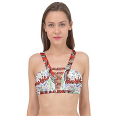 Music-color-elements Cage Up Bikini Top by Wegoenart