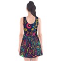 Sketch-graphic-illustration Scoop Neck Skater Dress View2