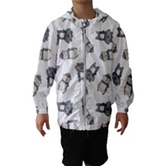 Cute Seamless Pattern With Koala Panda Bear Kids  Hooded Windbreaker by Wegoenart