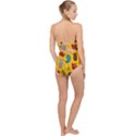 Graffiti Characters Seamless Ornament Scallop Top Cut Out Swimsuit View2