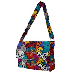 Graffiti Characters Seamless Pattern Full Print Messenger Bag (s) by Wegoenart