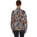 Tattoo Pattern Women s High Neck Windbreaker View2