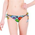 Comic Bubbles Seamless Pattern Bikini Bottom View1