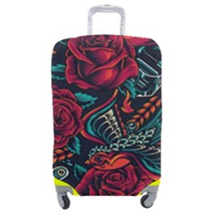 Vintage Flash Tattoos Designs Seamless Pattern Luggage Cover (medium) by Wegoenart