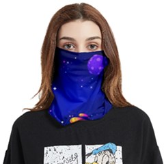 Artistic Space Planet Face Covering Bandana (two Sides) by danenraven