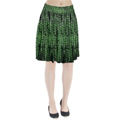 Matrix Technology Tech Data Digital Network Pleated Skirt by Wegoenart