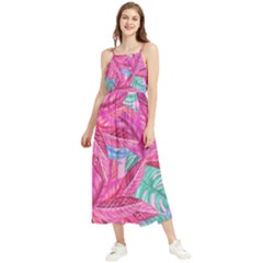 Sheets Tropical Reason Print Pattern Design Boho Sleeveless Summer Dress by Wegoenart