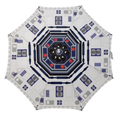 Robot R2d2 R2 D2 Pattern Straight Umbrellas by Jancukart