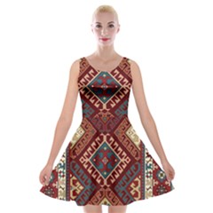 Armenian Carpet Velvet Skater Dress by Gohar