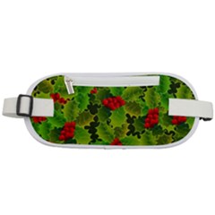 Illustration Christmas Xmas Background Rounded Waist Pouch by Wegoenart