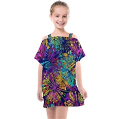 Illustration Graphics Design Art Kids  One Piece Chiffon Dress by Wegoenart