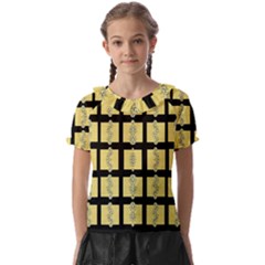 Stay Cool With Bloom In Decorative Kids  Frill Chiffon Blouse by pepitasart