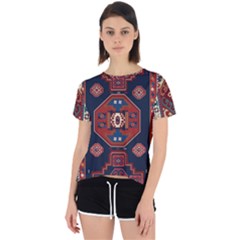 Armenian Old Carpet  Open Back Sport Tee by Gohar