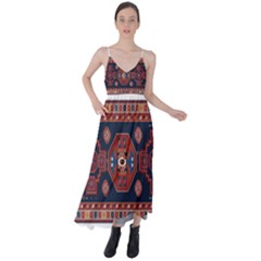 Armenian Carpet Tie Back Maxi Dress by Gohar