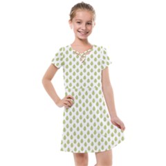 Fall Of Leaves Kids  Cross Web Dress by ConteMonfrey