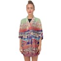 Boats On Lake Garda Half Sleeve Chiffon Kimono View1