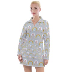 Rainbow Pattern Women s Long Sleeve Casual Dress by ConteMonfrey