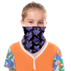 Black Seaweed Face Covering Bandana (kids) by ConteMonfrey