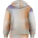 Gradient purple, orange, blue Kids  Zipper Hoodie Without Drawstring View2