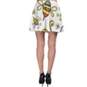 Bee Doodle Cartoon Skater Skirt View2