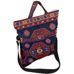 Armenian Carpet Fold Over Handle Tote Bag by Gohar