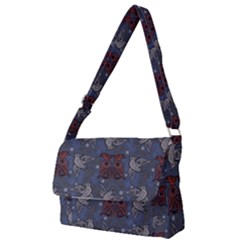 Armenian Ornaments Full Print Messenger Bag (s) by Gohar