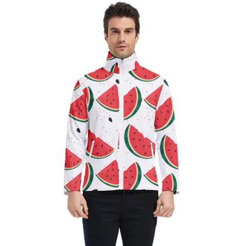 Watermelon Seamless Pattern Men s Bomber Jacket by Jancukart