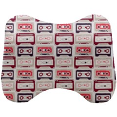 Cassettes Seamless Pattern Head Support Cushion by Jancukart