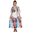 New York City Holiday United States Usa Kimono Sleeve Boho Dress View1