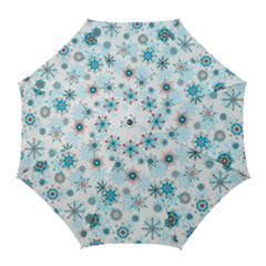 Beautifule Snowflake Decorative Pattern Seamless Golf Umbrellas by Jancukart