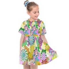 Illustration-pattern-abstract Kids  Sailor Dress by Pakrebo