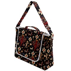 Carpet-symbols Box Up Messenger Bag by Gohar