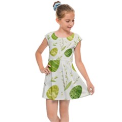 Easter Green Eggs  Kids  Cap Sleeve Dress by ConteMonfrey