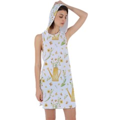 Easter Garden   Racer Back Hoodie Dress by ConteMonfrey