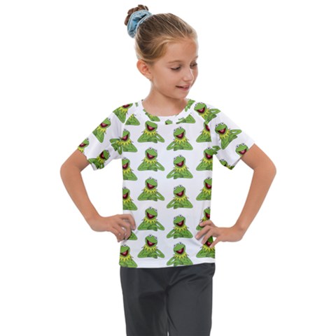 Kermit The Frog Kids  Mesh Piece Tee by Valentinaart