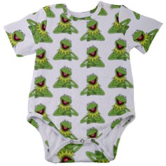 Kermit The Frog Baby Short Sleeve Onesie Bodysuit by Valentinaart