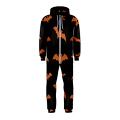 Bat Pattern Hooded Jumpsuit (kids) by Valentinaart