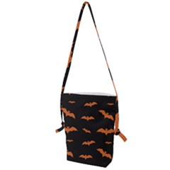 Bat Pattern Folding Shoulder Bag by Valentinaart