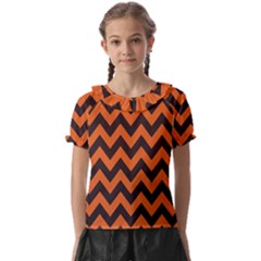 Halloween  Kids  Frill Chiffon Blouse by Valentinaart