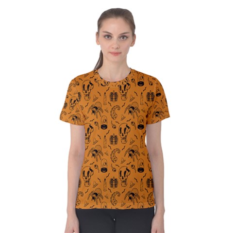 Halloween  Women s Cotton Tee by Valentinaart