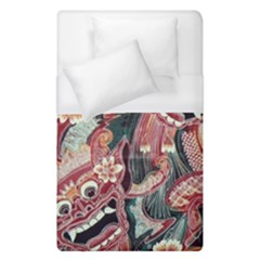 Indonesia Bali Batik Fabric Impression Patterns Duvet Cover (single Size) by danenraven