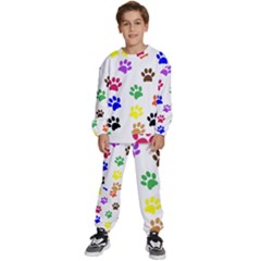 Pawprints Kids  Sweatshirt Set by artworkshop