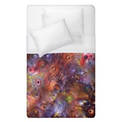 Fantasy Surreal Animals Psychedelic Pattern Duvet Cover (single Size) by danenraven