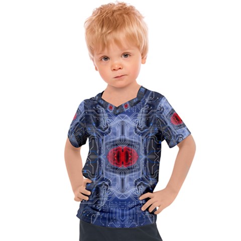 Art Robot Artificial Intelligence Technology Kids  Sports Tee by Ravend