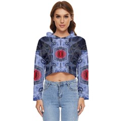 Art Robot Artificial Intelligence Technology Women s Lightweight Cropped Hoodie by Ravend