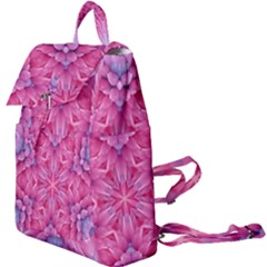 Art Rosette Pattern Background Floral Pattern Buckle Everyday Backpack by Ravend