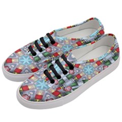 Geometric Symmetrical Symmetry Data Futuristic Women s Classic Low Top Sneakers by Ravend