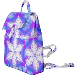 Snowflake Kaleidoscope Template Background Buckle Everyday Backpack by Ravend