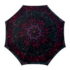 Granite Glitch Golf Umbrellas by MRNStudios