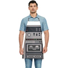 Cassette Recorder 80s Music Stereo Kitchen Apron by Pakemis